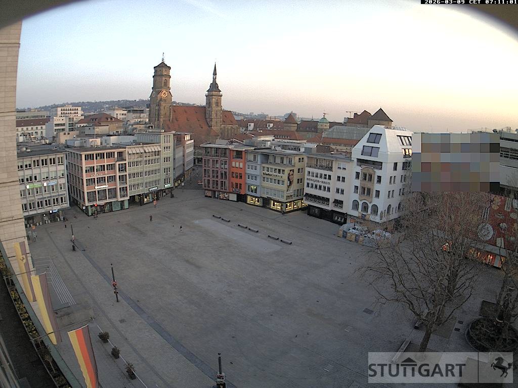 Archiv Foto Webcam Stuttgart: Marktplatz