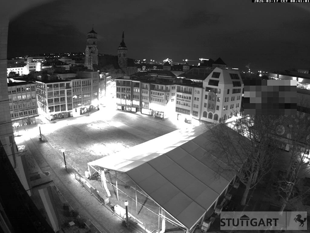 Archiv Foto Webcam Stuttgart: Marktplatz