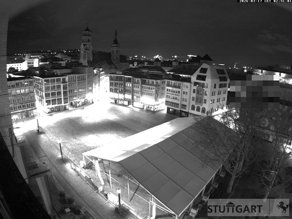 Archiv Foto Webcam Stuttgart: Marktplatz