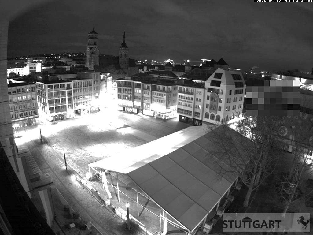 Archiv Foto Webcam Stuttgart: Marktplatz