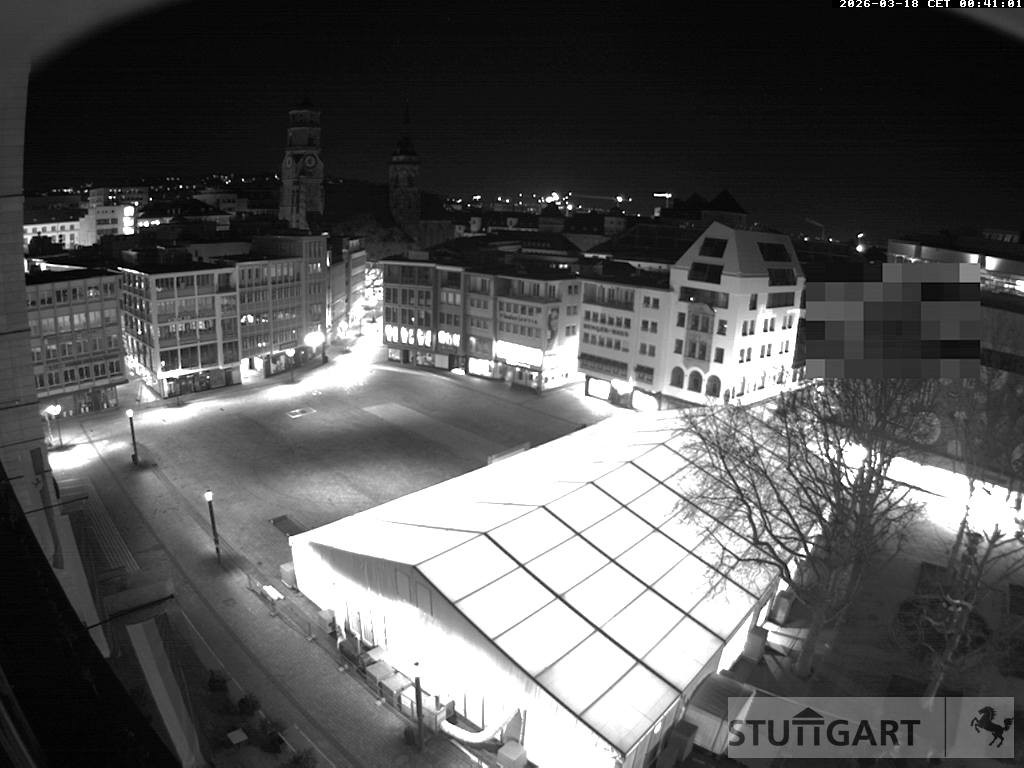 Archiv Foto Webcam Stuttgart: Marktplatz
