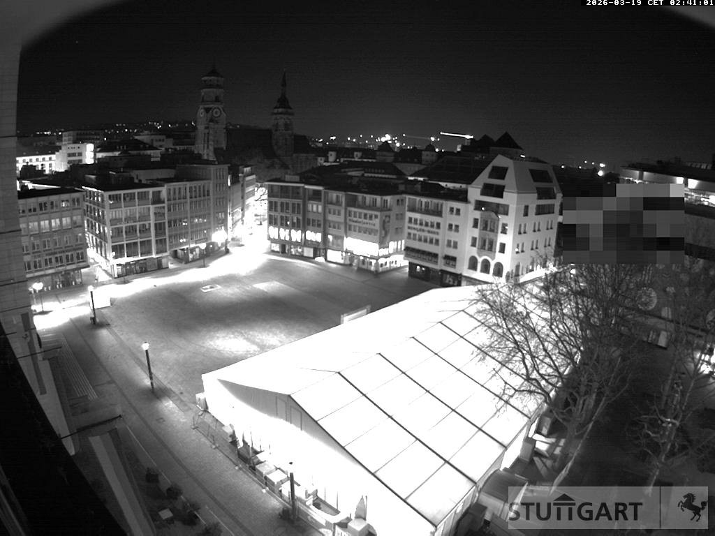 Archiv Foto Webcam Stuttgart: Marktplatz