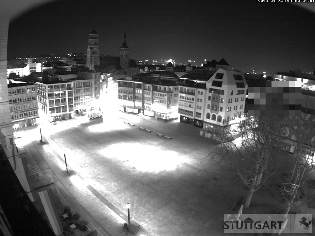 Archiv Foto Webcam Stuttgart: Marktplatz