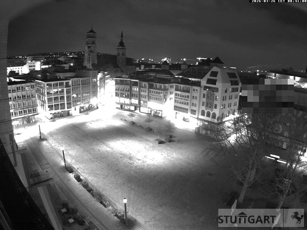 Archiv Foto Webcam Stuttgart: Marktplatz