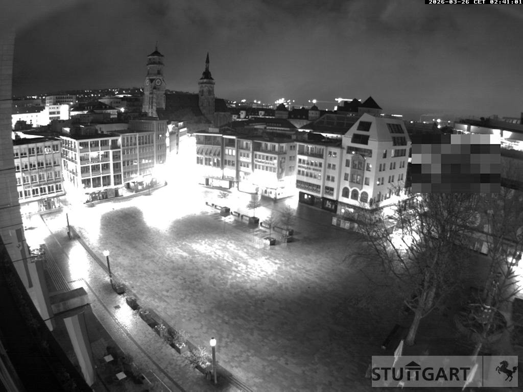 Archiv Foto Webcam Stuttgart: Marktplatz