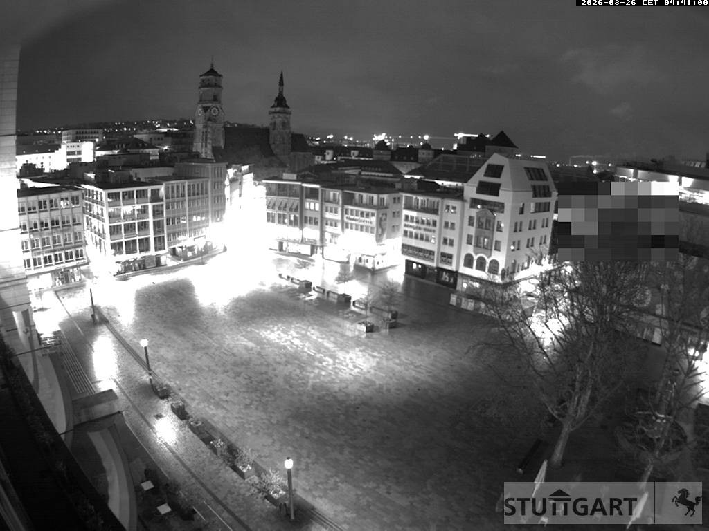 Archiv Foto Webcam Stuttgart: Marktplatz