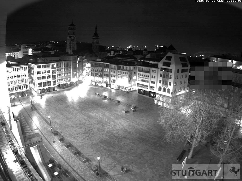 Archiv Foto Webcam Stuttgart: Marktplatz
