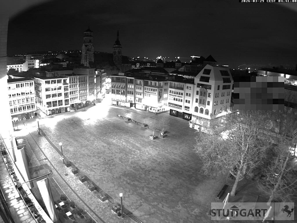 Archiv Foto Webcam Stuttgart: Marktplatz