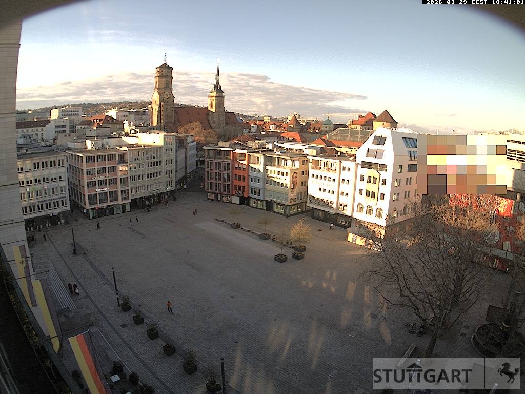 Archiv Foto Webcam Stuttgart: Marktplatz
