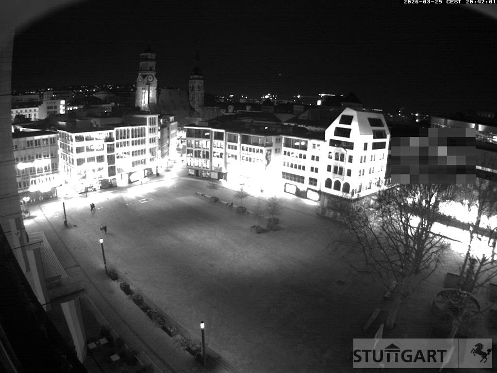 Archiv Foto Webcam Stuttgart: Marktplatz