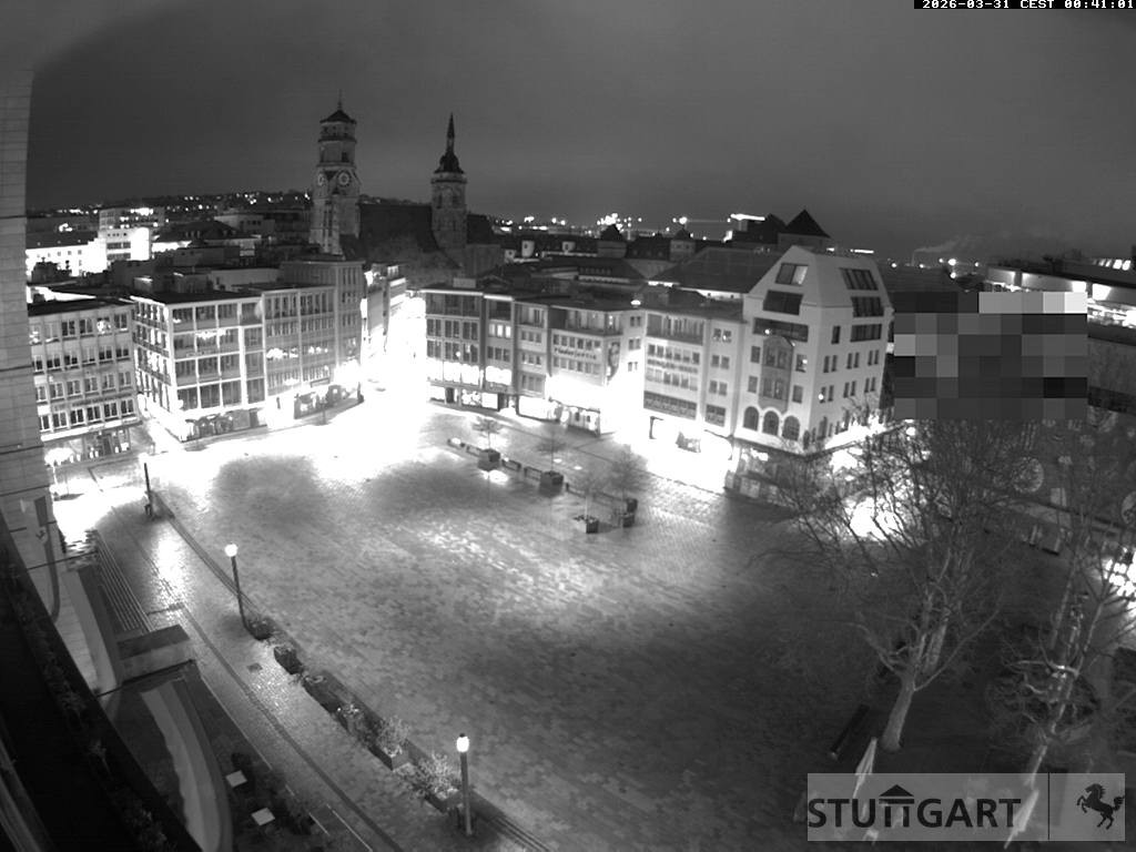 Archiv Foto Webcam Stuttgart: Marktplatz