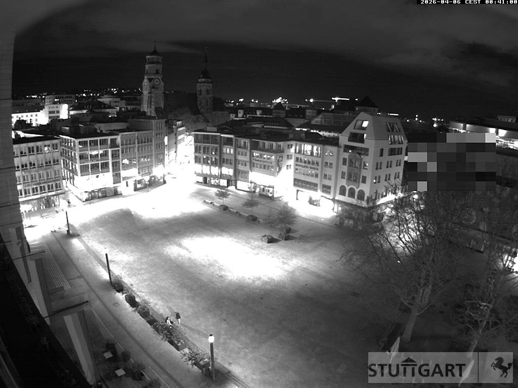 Archiv Foto Webcam Stuttgart: Marktplatz