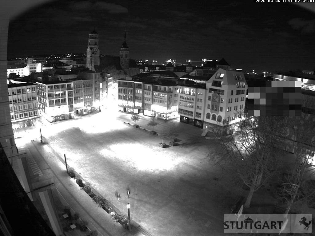 Archiv Foto Webcam Stuttgart: Marktplatz