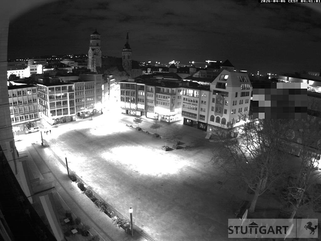 Archiv Foto Webcam Stuttgart: Marktplatz