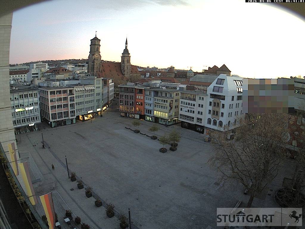 Archiv Foto Webcam Stuttgart: Marktplatz