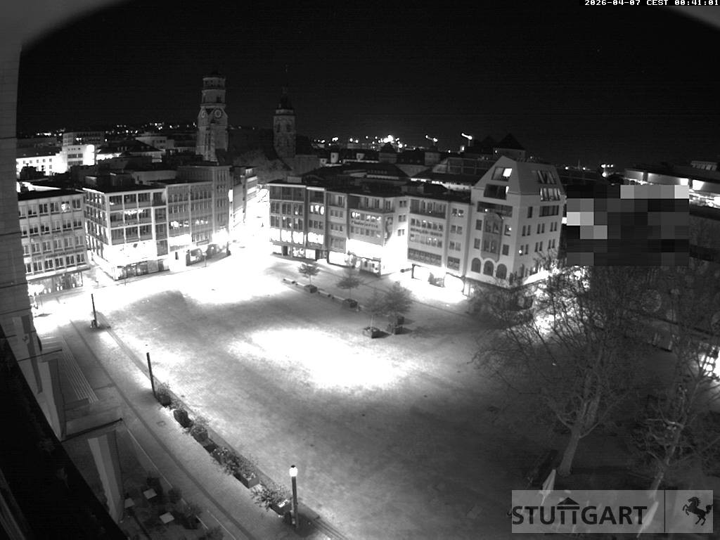 Archiv Foto Webcam Stuttgart: Marktplatz