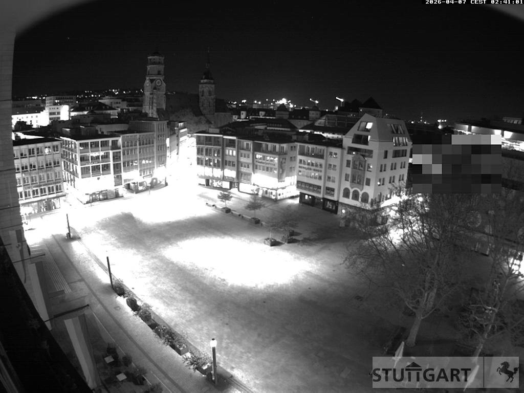 Archiv Foto Webcam Stuttgart: Marktplatz