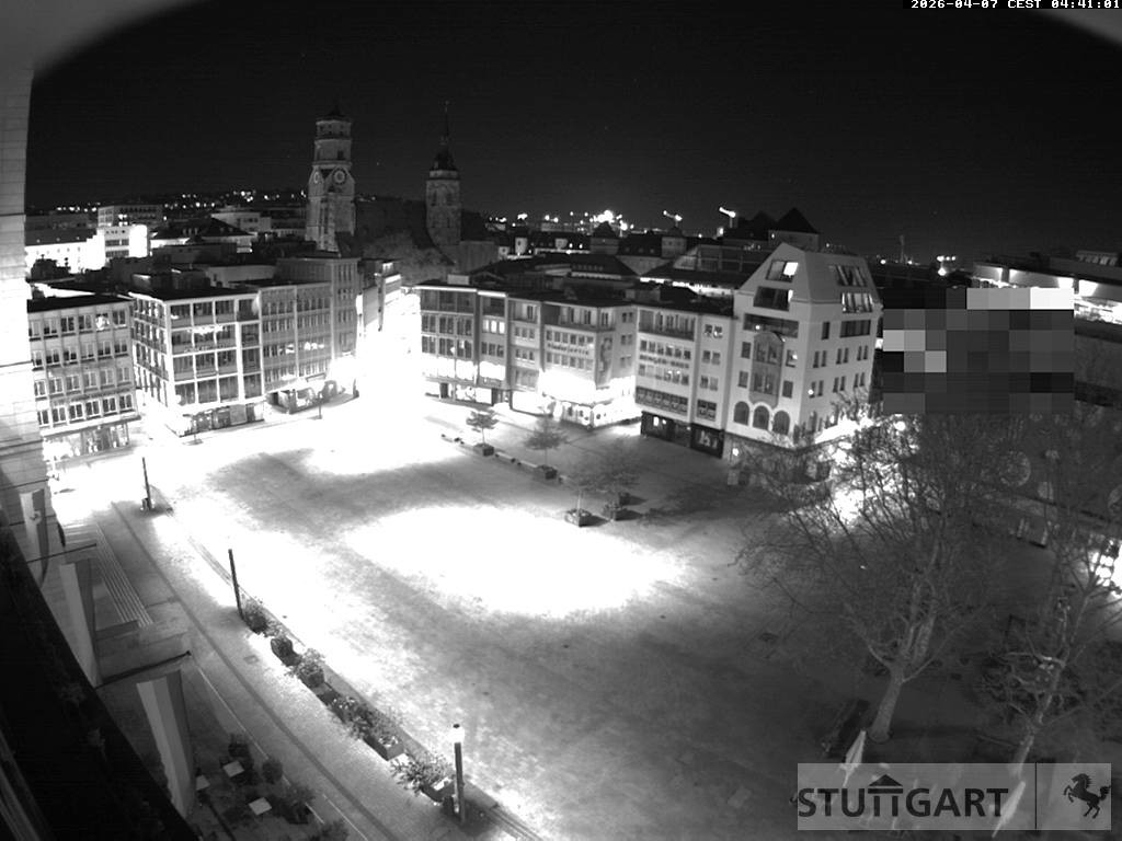 Archiv Foto Webcam Stuttgart: Marktplatz
