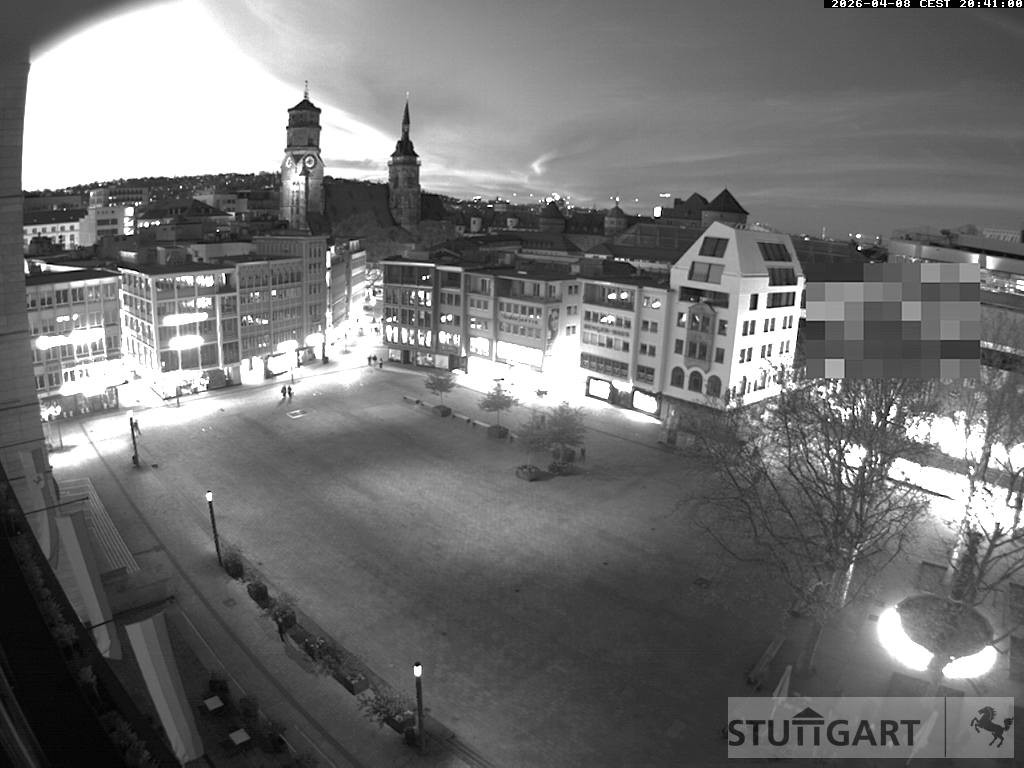 Archiv Foto Webcam Stuttgart: Marktplatz