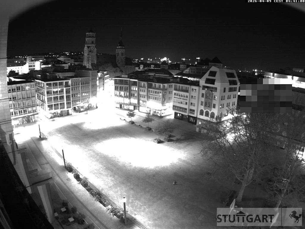 Archiv Foto Webcam Stuttgart: Marktplatz