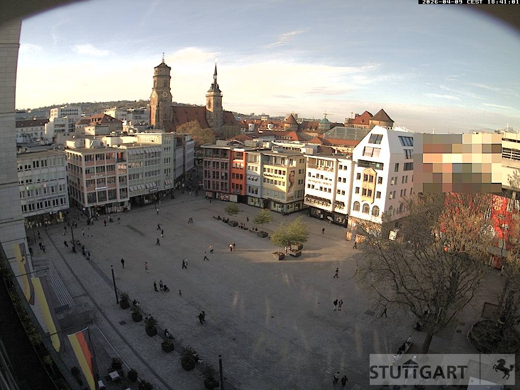 Archiv Foto Webcam Stuttgart: Marktplatz