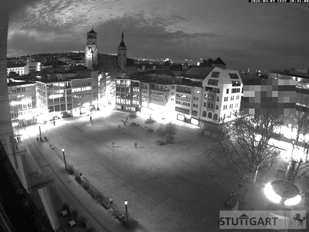 Archiv Foto Webcam Stuttgart: Marktplatz