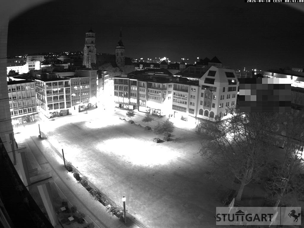 Archiv Foto Webcam Stuttgart: Marktplatz