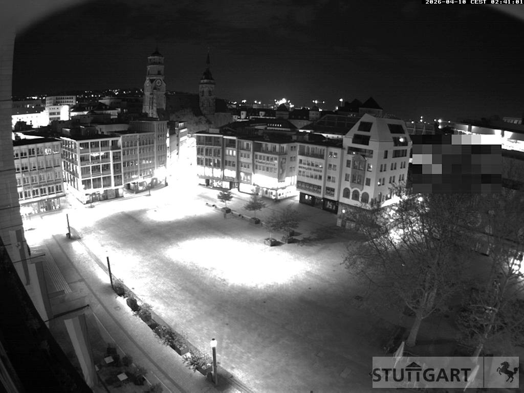 Archiv Foto Webcam Stuttgart: Marktplatz