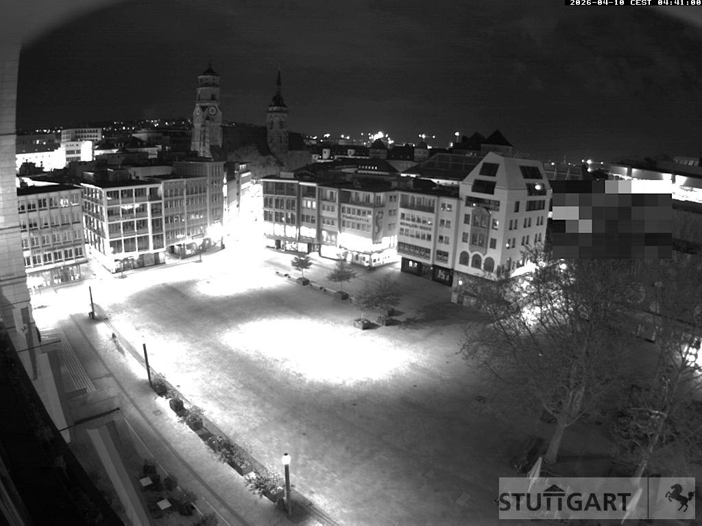 Archiv Foto Webcam Stuttgart: Marktplatz