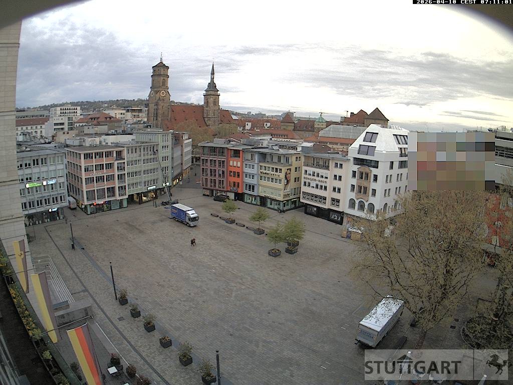 Archiv Foto Webcam Stuttgart: Marktplatz
