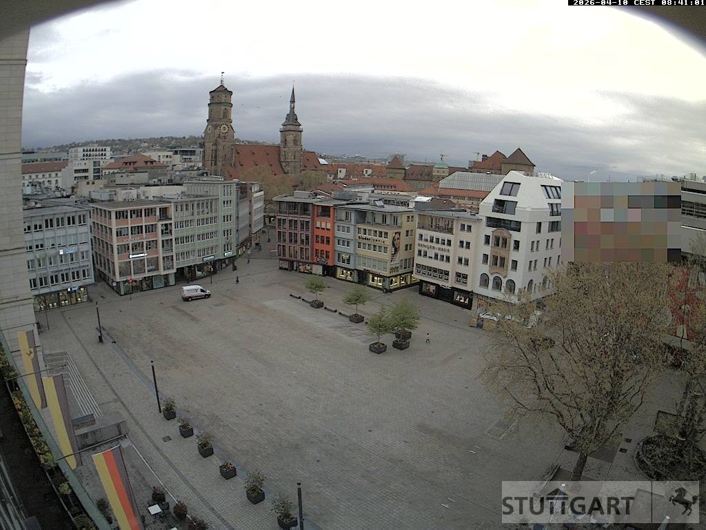 Archiv Foto Webcam Stuttgart: Marktplatz