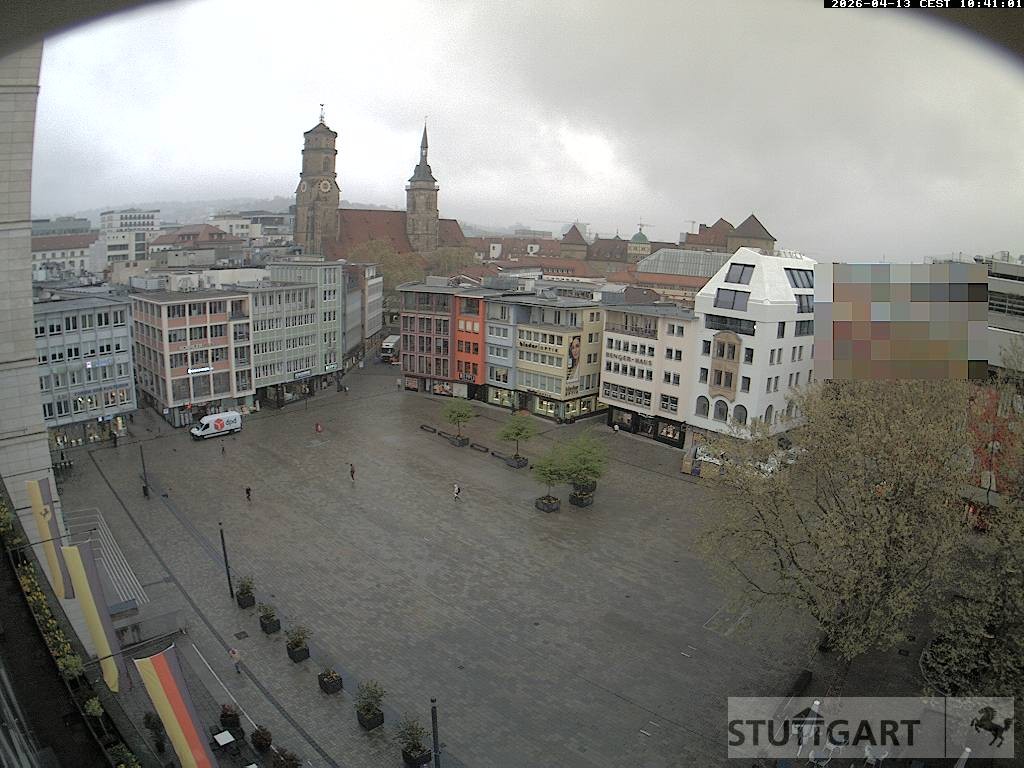 Archiv Foto Webcam Stuttgart: Marktplatz