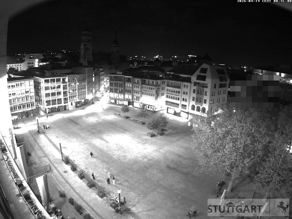 Archiv Foto Webcam Stuttgart: Marktplatz