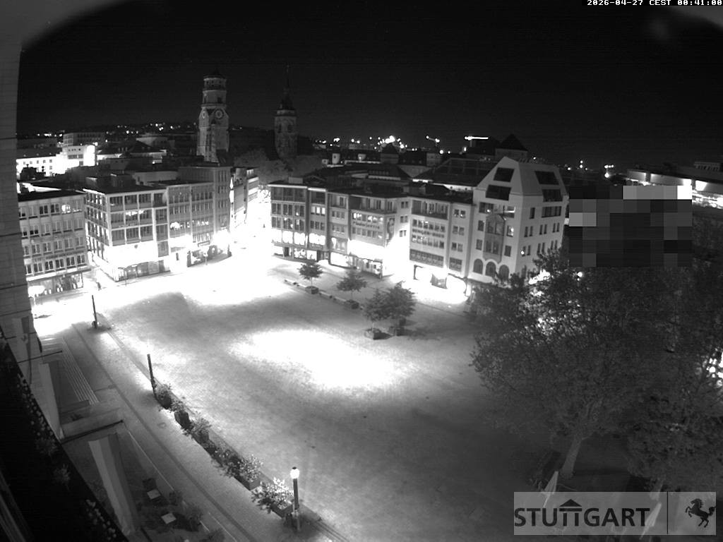 Archiv Foto Webcam Stuttgart: Marktplatz