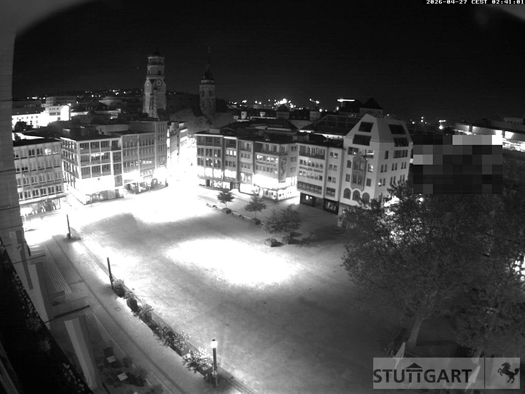 Archiv Foto Webcam Stuttgart: Marktplatz