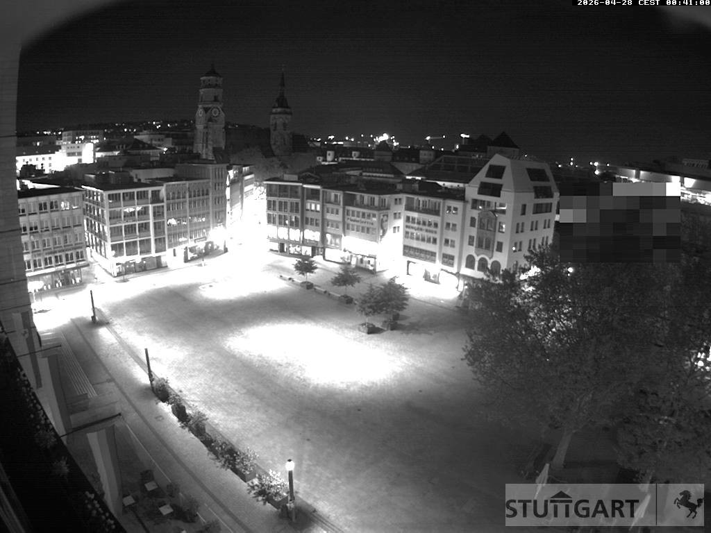 Archiv Foto Webcam Stuttgart: Marktplatz