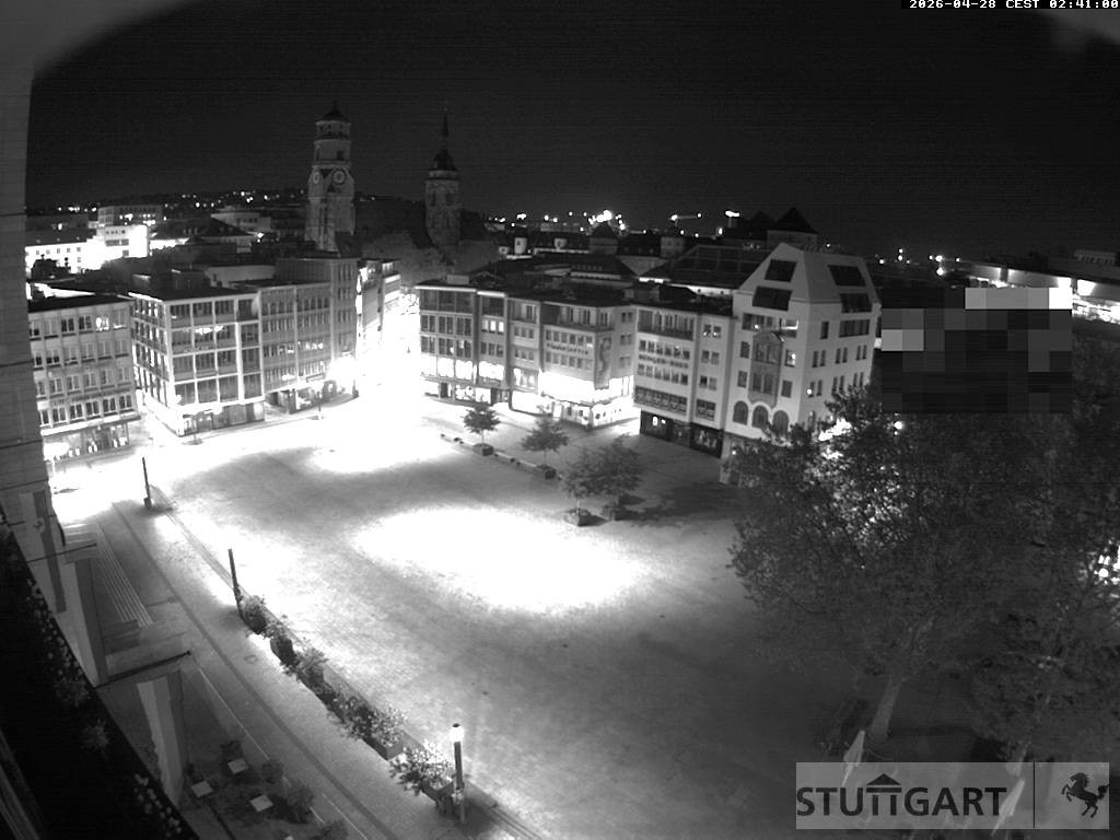Archiv Foto Webcam Stuttgart: Marktplatz