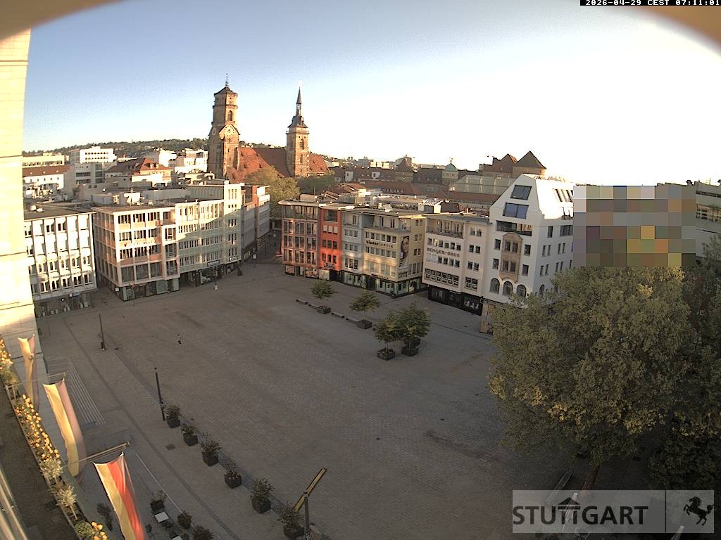 Archiv Foto Webcam Stuttgart: Marktplatz