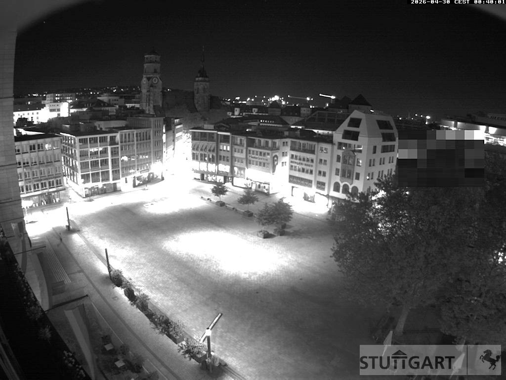 Archiv Foto Webcam Stuttgart: Marktplatz