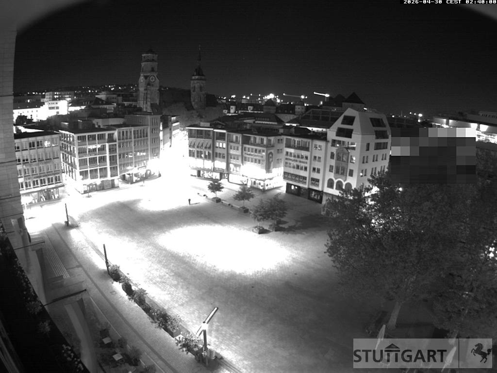 Archiv Foto Webcam Stuttgart: Marktplatz