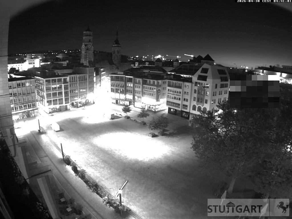 Archiv Foto Webcam Stuttgart: Marktplatz