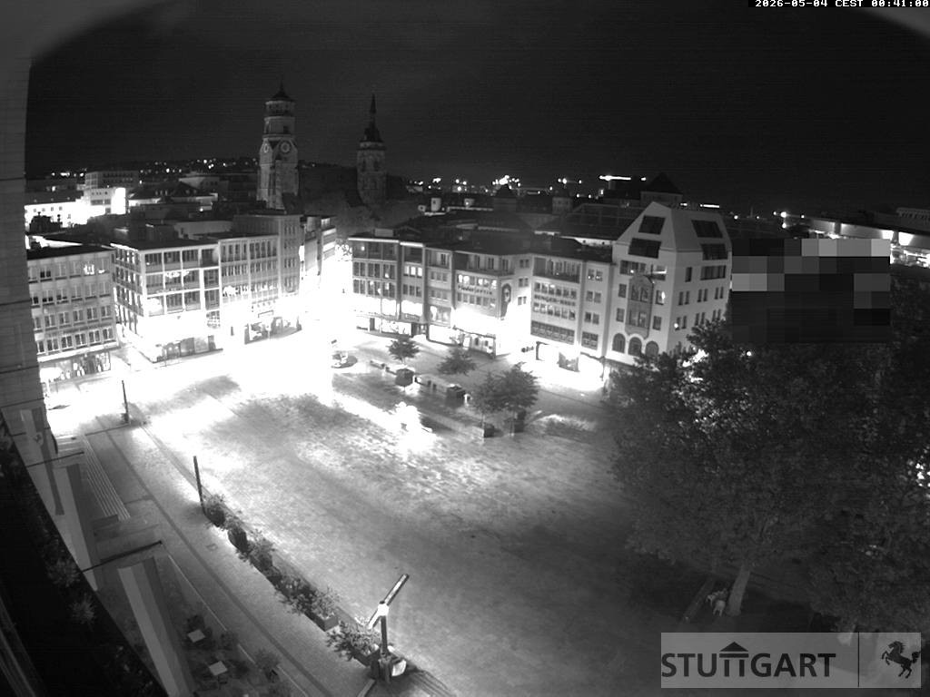 Archiv Foto Webcam Stuttgart: Marktplatz