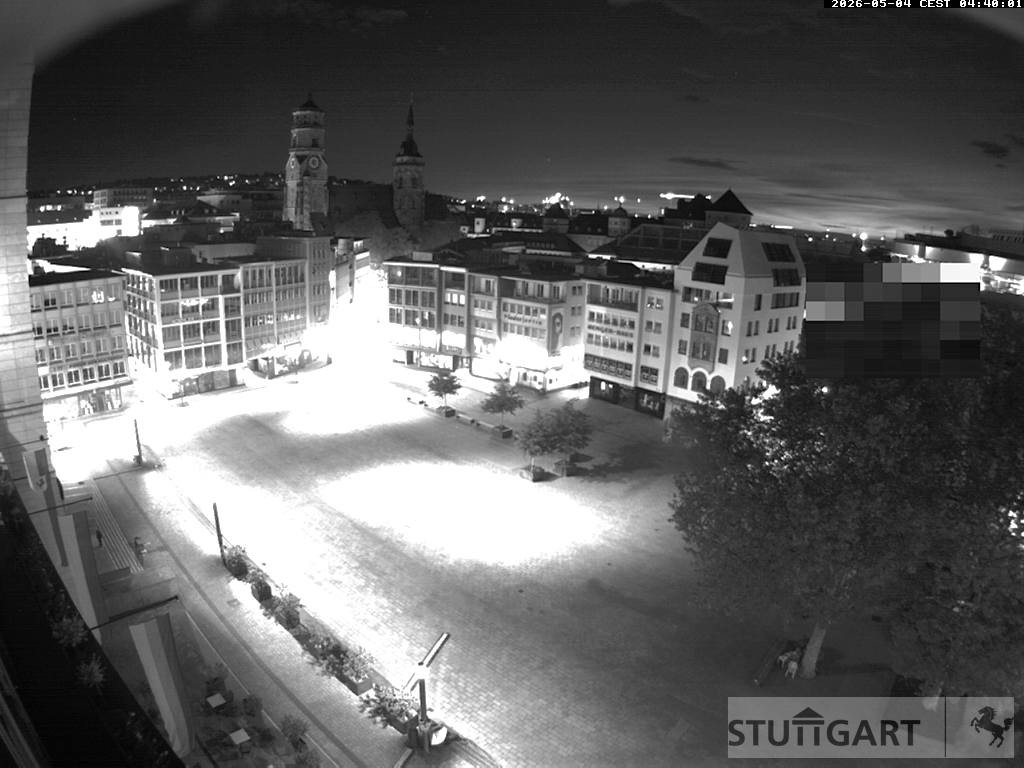 Archiv Foto Webcam Stuttgart: Marktplatz