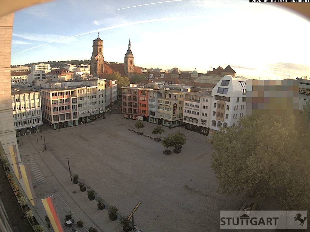 Archiv Foto Webcam Stuttgart: Marktplatz