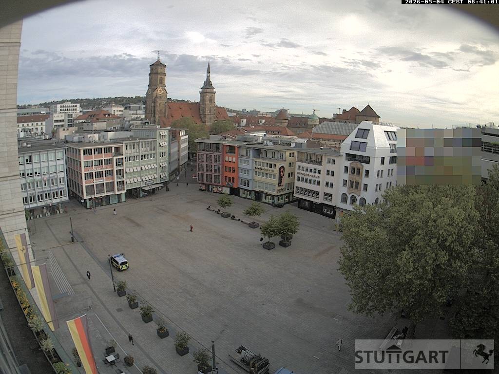 Archiv Foto Webcam Stuttgart: Marktplatz
