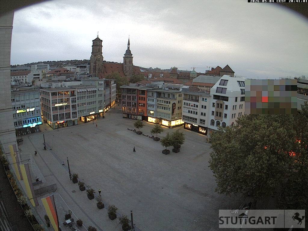 Archiv Foto Webcam Stuttgart: Marktplatz