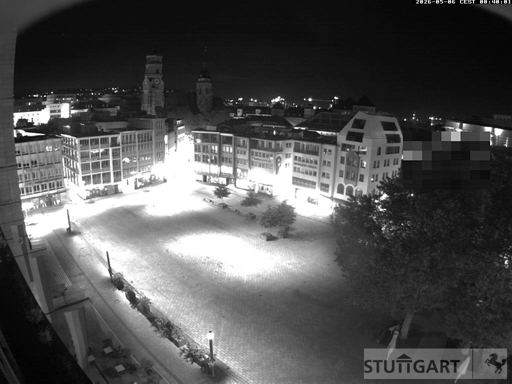 Archiv Foto Webcam Stuttgart: Marktplatz