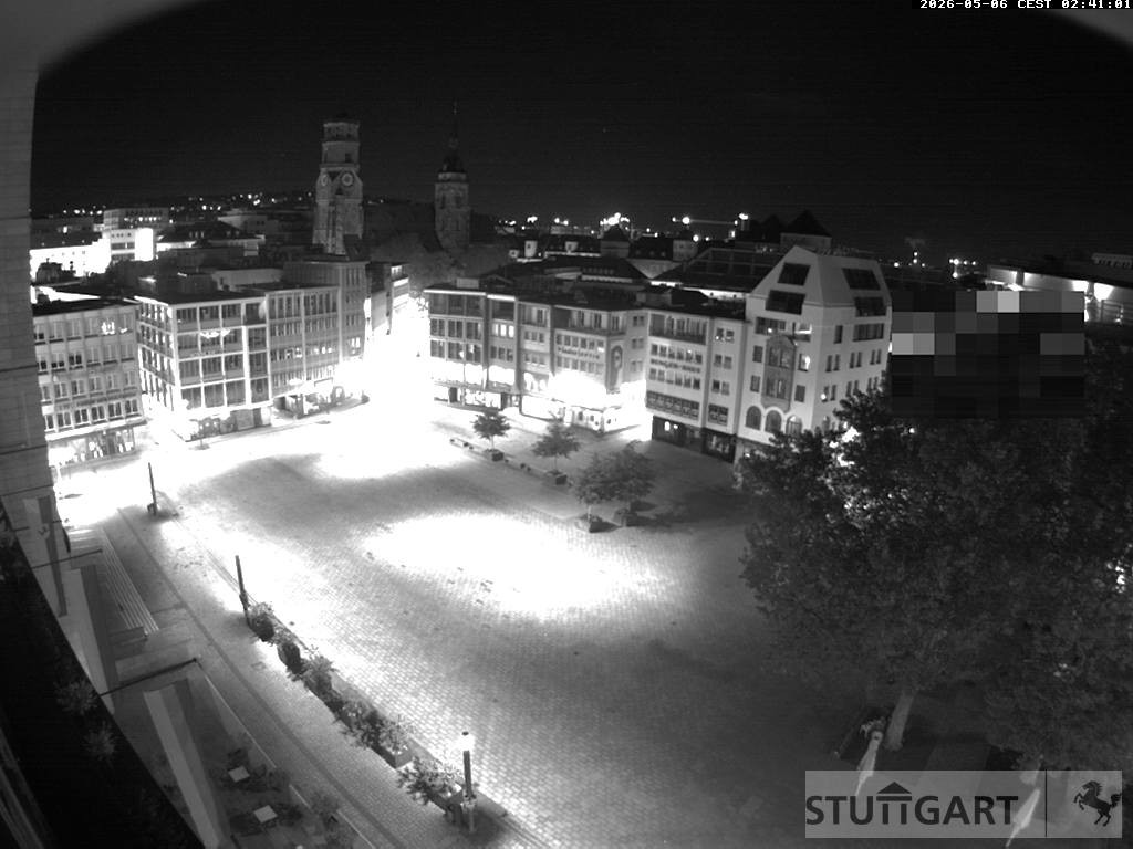 Archiv Foto Webcam Stuttgart: Marktplatz