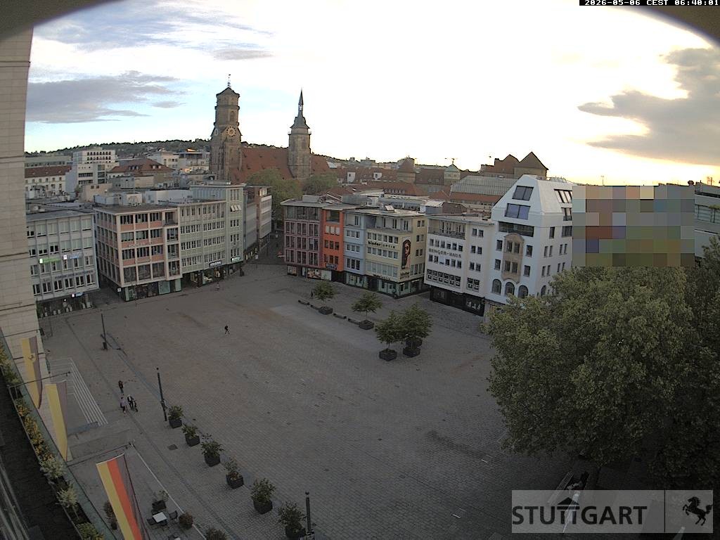 Archiv Foto Webcam Stuttgart: Marktplatz