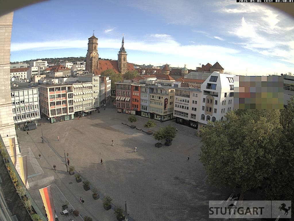 Archiv Foto Webcam Stuttgart: Marktplatz